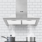 Baridi Cooker Hood with Carbon Filters 60cm - Stainless Steel DH126 Baridi - Dynamic Drive