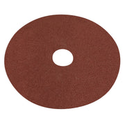 Sealey Fibre Backed Disc125mm 40Grit Pack of 25 WSD540 Sealey - Dynamic Drive