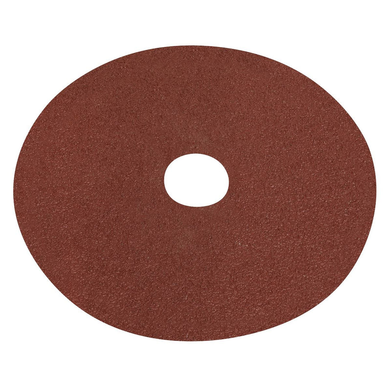 Sealey Fibre Backed Disc125mm 40Grit Pack of 25 WSD540 Sealey - Dynamic Drive