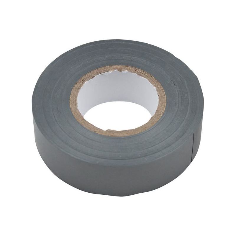 Faithfull PVC Electrical Tape Grey 19mm x 20m Faithfull - Dynamic Drive