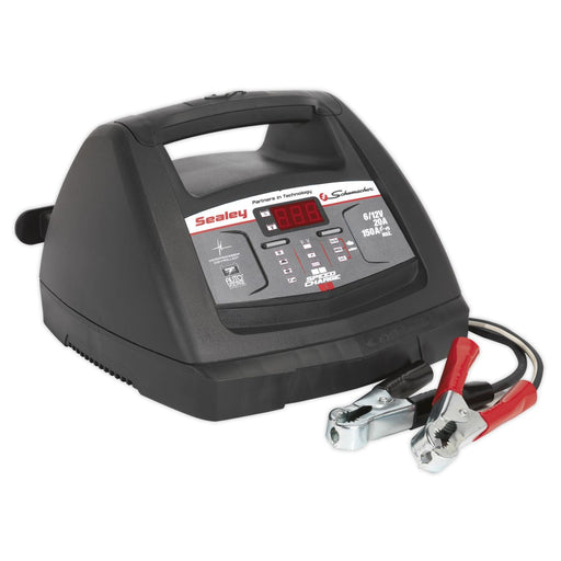Sealey Starter 150A/Intelligent Battery Charger/Maintainer 20A 6/12V Sealey - Dynamic Drive