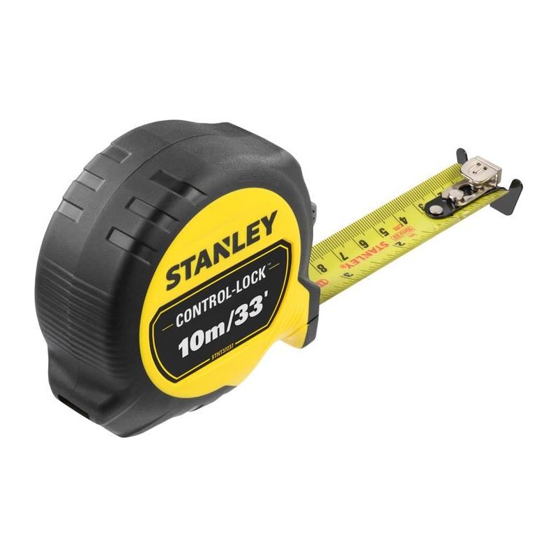 Stanley® Hand Tools CONTROL-LOCK™ Pocket Tape 10m/33ft (Width 25mm) STANLEY® Hand Tools - Dynamic Drive