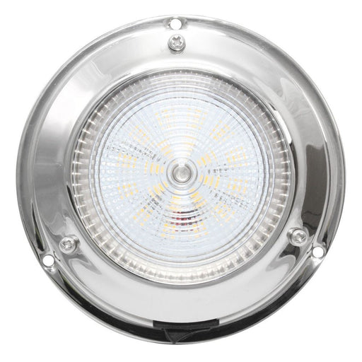 AAA 12V Stainless Steel Dome Light Warm White LED 106mm 3" Dome AAA - Dynamic Drive