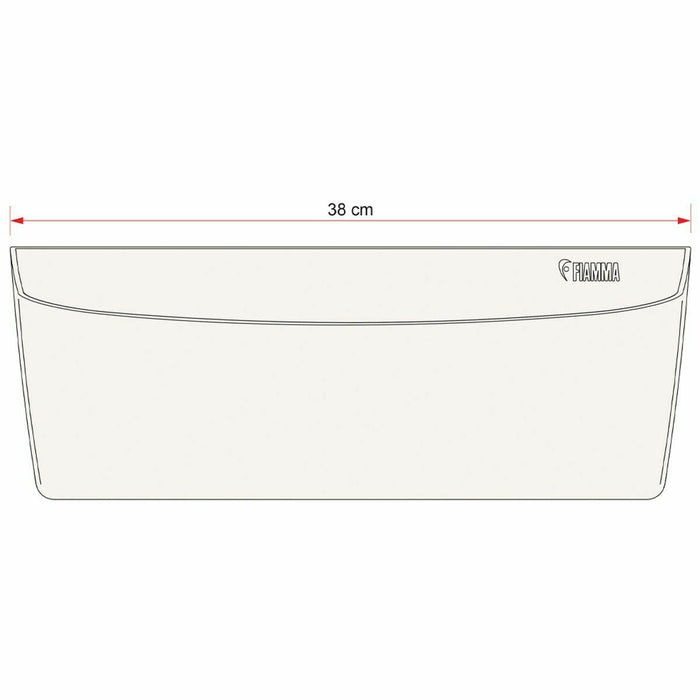 FIAMMA LARGE STORAGE BIN POCKET PLUS L motorhome caravan door bin boat campervan Fiamma  - Dynamic Drive