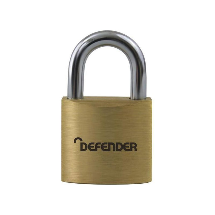 Defender Brass Padlock 20mm DEFENDER - Dynamic Drive