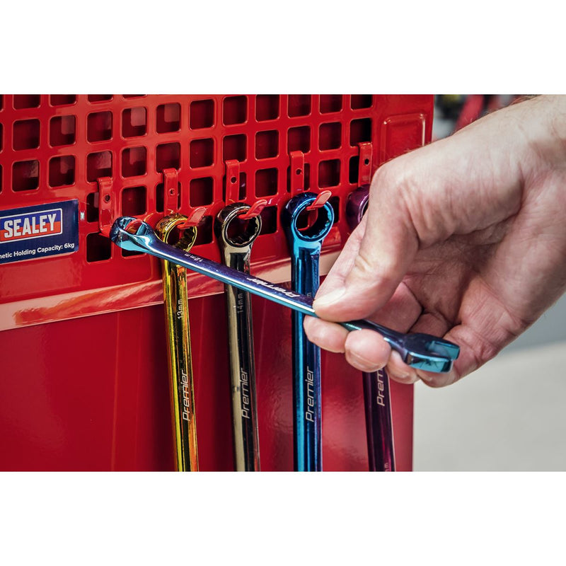 Sealey Magnetic Pegboard Red APPB Sealey - Dynamic Drive
