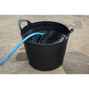 Sealey Heavy-Duty Flexi Tub 40L Black SFT40B Sealey - Dynamic Drive