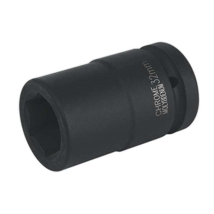 Sealey Impact Socket 32mm Deep 1"Sq Drive IS132D Sealey - Dynamic Drive