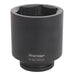 Sealey Impact Socket 100mm Deep 1"Sq Drive IS1100D Sealey - Dynamic Drive
