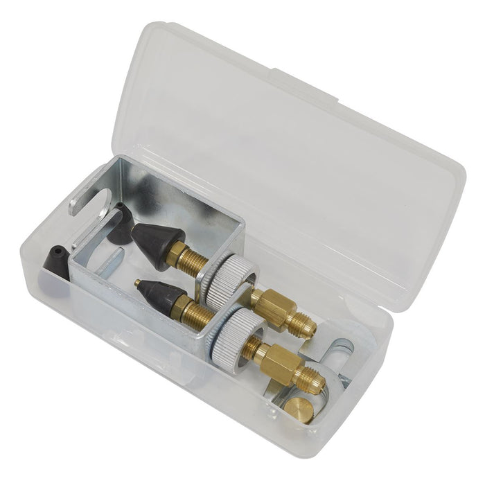 Sealey Air Conditioning Pressure Test Connector Kit 13pc VSAC135 Sealey - Dynamic Drive