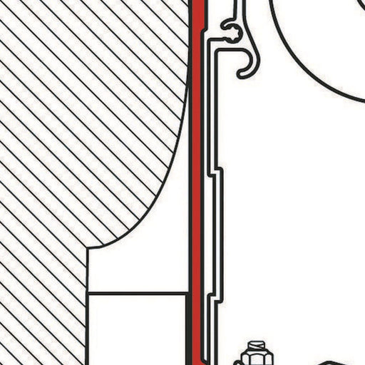 Fiamma Adapter Knaus C Liner 300 (98655-754) Fiamma - Dynamic Drive