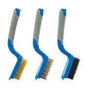 Silverline Medium Wire Brush Set 3pce 5 Row Silverline - Dynamic Drive