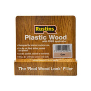 Rustins Plastic Wood Tube Oak 20g Rustins - Dynamic Drive