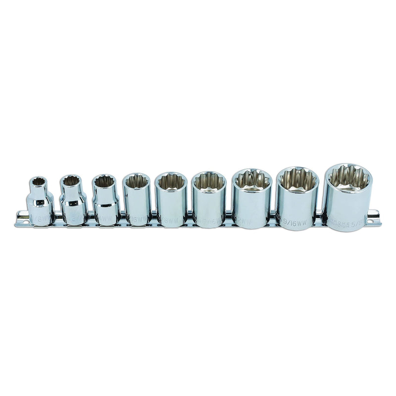 Laser Whitworth Socket Set 1/2"D 9pc 2919 Laser - Dynamic Drive