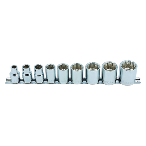 Laser Whitworth Socket Set 1/2"D 9pc 2919 Laser - Dynamic Drive
