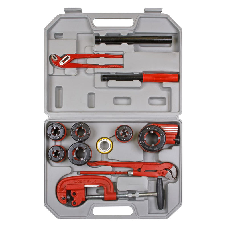 Sealey Pipe Threading Kit 1/4" 1-1/4"BSPT PTK993 Sealey - Dynamic Drive