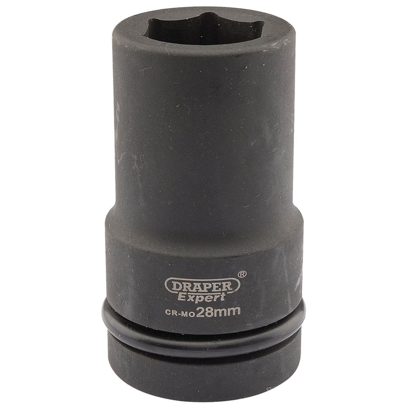Draper Expert HI-TORQ 6 Point Deep Impact Socket, 1" Sq. Dr., 28mm Draper - Dynamic Drive
