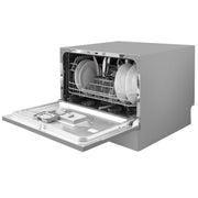 Baridi Tabletop Dishwasher 6 Place Settings 6.5L Capacity - Silver DH84 Baridi - Dynamic Drive