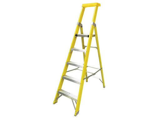 Zarges GRP Platform Steps, Platform Height 1.18m 5 Rungs Zarges - Dynamic Drive