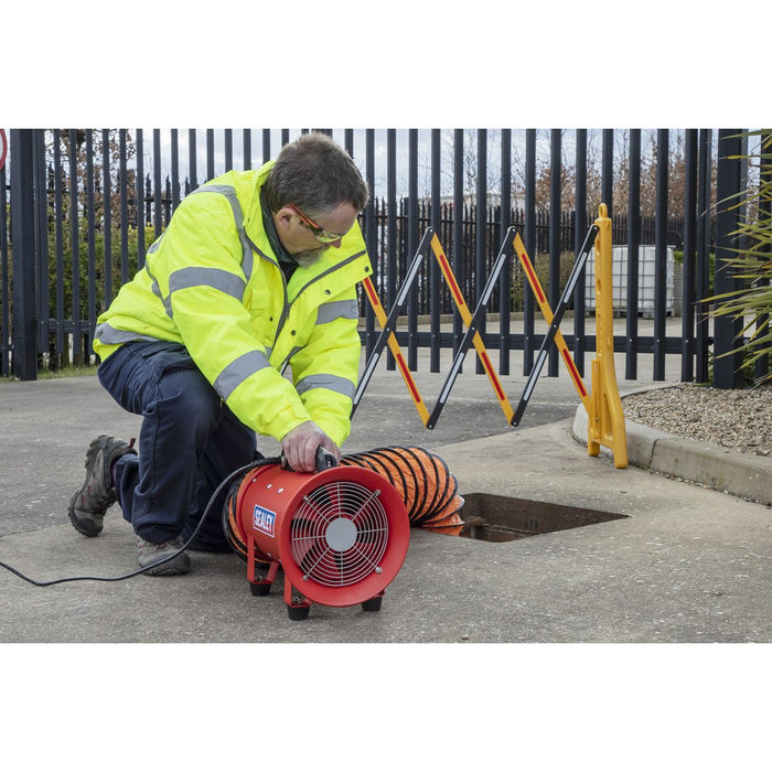 Sealey Portable Ventilator200mm with 5m Ducting VEN200 Sealey - Dynamic Drive