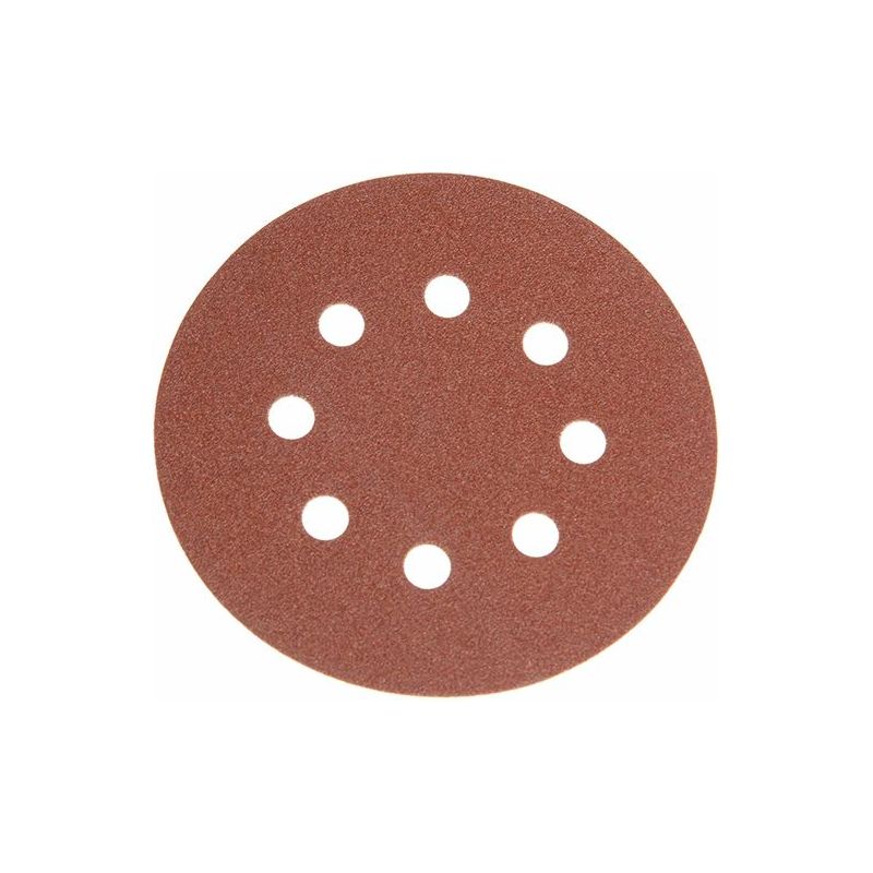 Faithfull Hook & Loop Sanding Disc DID3 Holed 125mm x 60G (Pack 25) Faithfull - Dynamic Drive