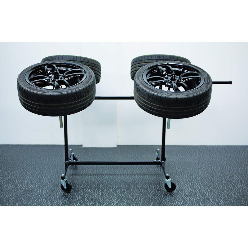 Power-Tec Alloy Wheel Painting Stand - Deluxe Heavy Duty 92417 Laser - Dynamic Drive