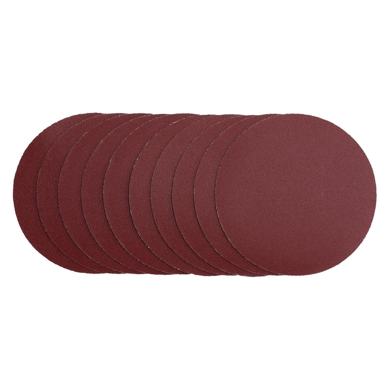 Draper Sanding Discs, 125mm, Hook & Loop, 240G (Pack of 10) 03156 Draper - Dynamic Drive