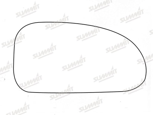 Summit Stick-On Standard Mirror Glass fits Hyundai Coupe RHS Summit - Dynamic Drive