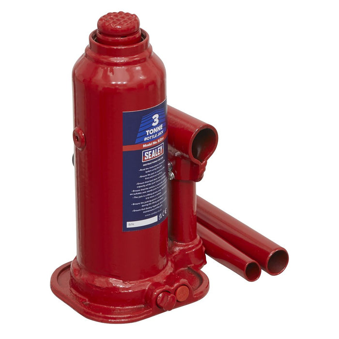 Sealey Bottle Jack 3tonne SJ3 Sealey  - Dynamic Drive