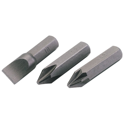 Draper Plain Slot Impact Screwdriver Bit, 10mm 30912 Draper - Dynamic Drive
