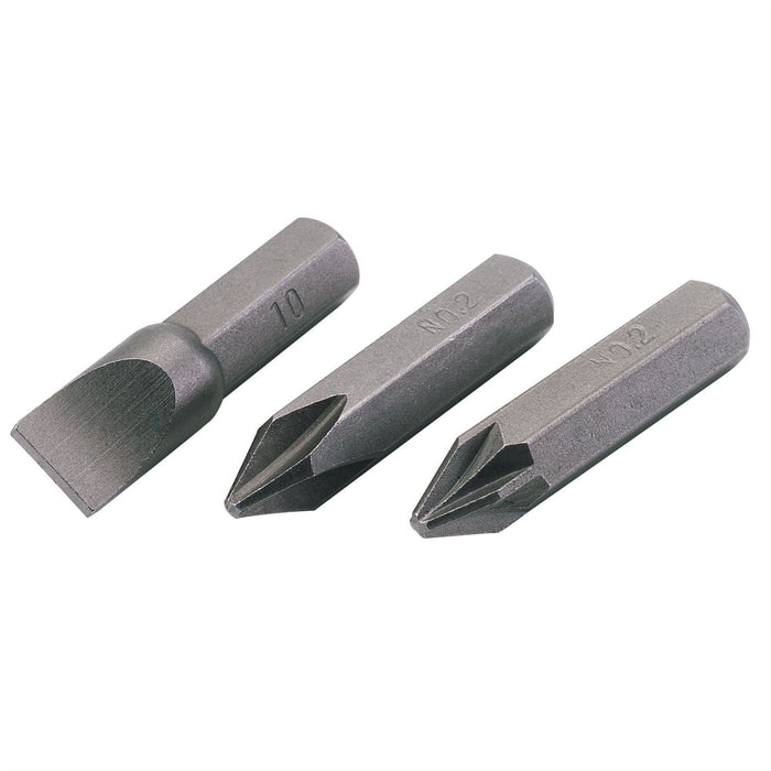 Draper Plain Slot Impact Screwdriver Bit, 10mm 30912 Draper - Dynamic Drive