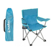 Blue Junior Camping Chairs Kids Outdoor Portable Picnic Beach Folding Seat Summit  - Dynamic Drive