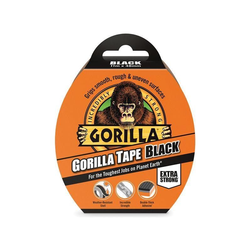 Gorilla Glue Gorilla Tape® 48mm x 11m Black Gorilla Glue - Dynamic Drive