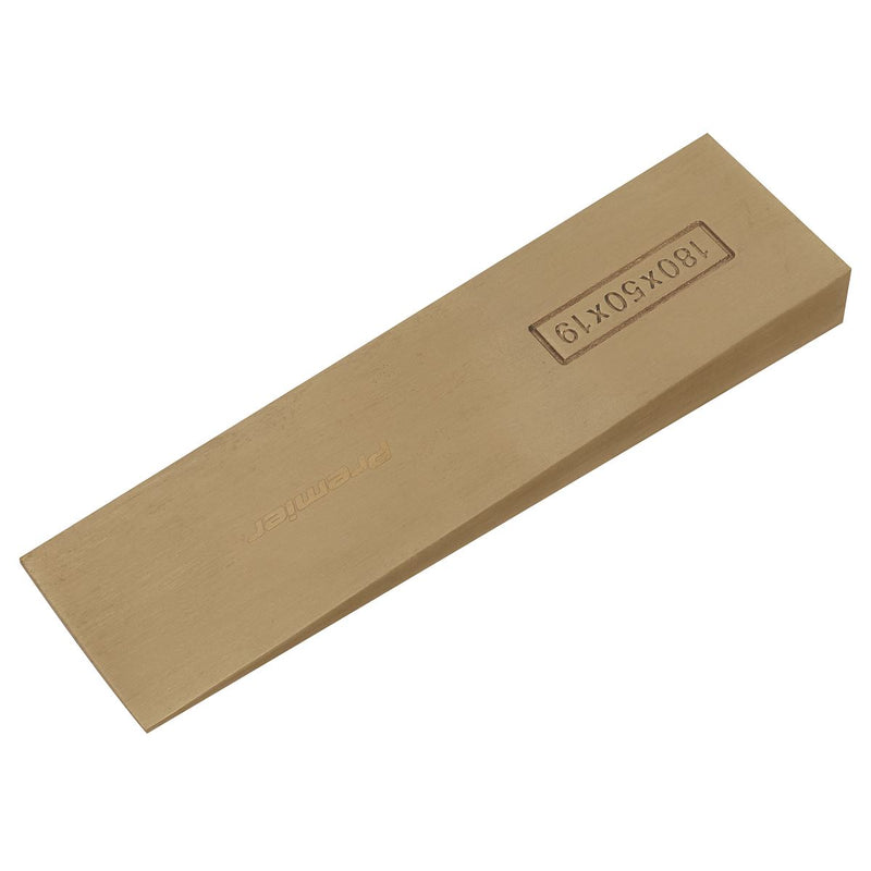 Sealey Wedge 180 x 50 x 19mm Non-Sparking NS121 Sealey - Dynamic Drive