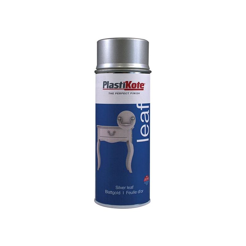 Plastikote Leaf Spray Silver 400ml PlastiKote - Dynamic Drive