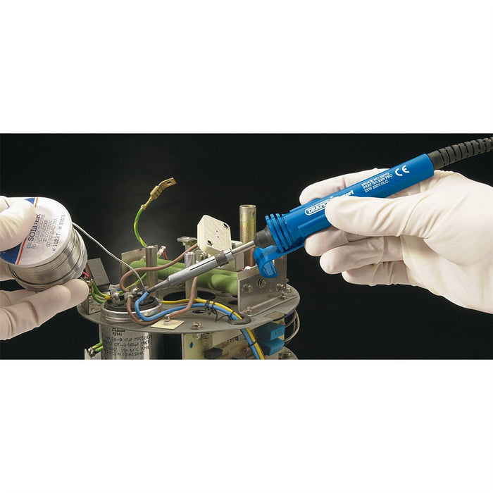 Draper 230V Soldering Iron with Plug, 25W 62073 Draper - Dynamic Drive