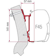 98655-931 ADAPTOR WINGAMM OASI 350 Fiamma  - Dynamic Drive