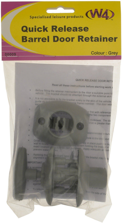 W4 Quick Release Barrel Door Retainer Grey 00009 W4 - Dynamic Drive