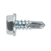 Sealey Self Drilling Screw 4.8 x 13mm Hex Head Zinc Pack of 100 SDHX4813 Sealey - Dynamic Drive
