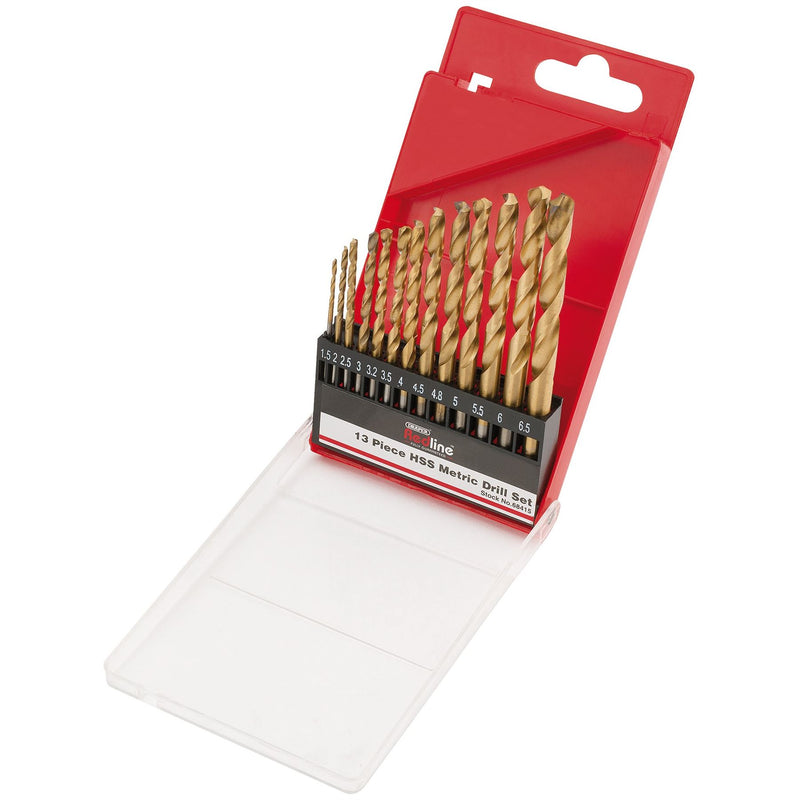 Draper HSS Metric Twist Drill Set (13 Piece) 68415 Draper - Dynamic Drive