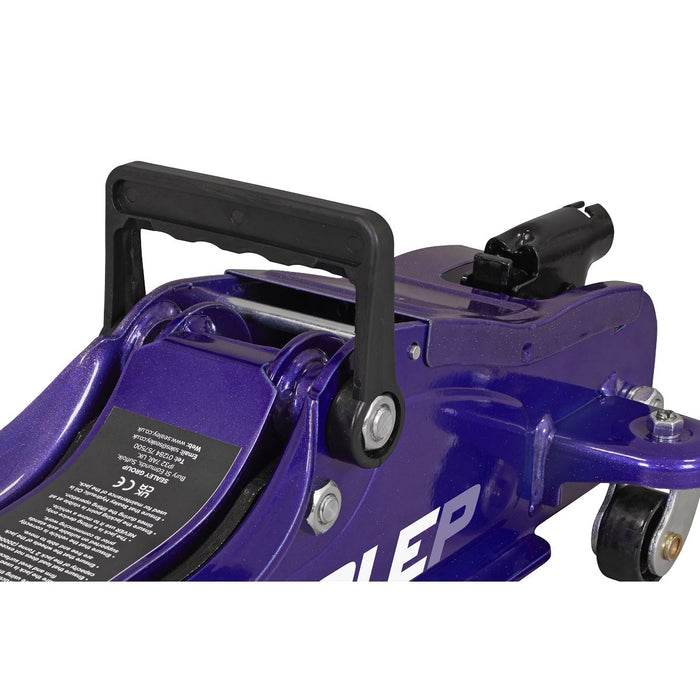 Sealey Low Profile Short Chassis Trolley Jack 2 Tonne - Purple 1020LEP Sealey - Dynamic Drive
