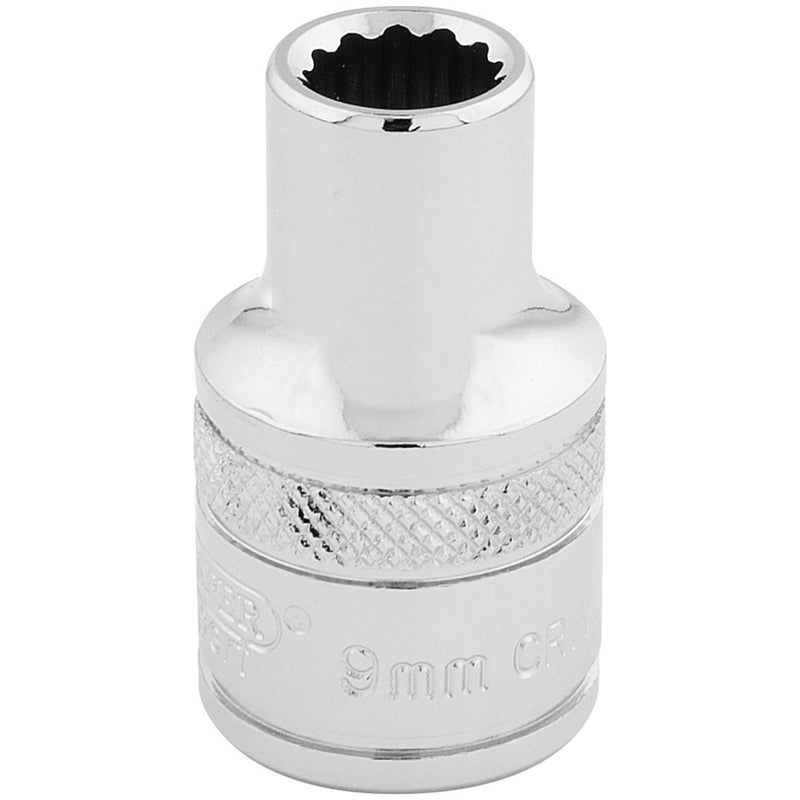 Draper HI-TORQ 12 Point Socket, 1/2" Sq. Dr., 9mm 33089 Draper - Dynamic Drive