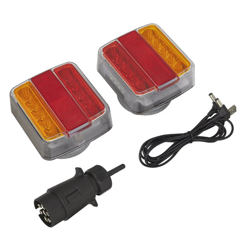 Sealey Wireless SMD LED Trailer Light Set 2pc TB18LEDW Sealey - Dynamic Drive