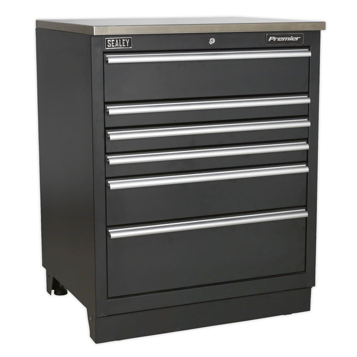 Sealey Premier Premier Storage System with Stainless Worktop 2.5m APMSCOMBO1SS Sealey Premier - Dynamic Drive