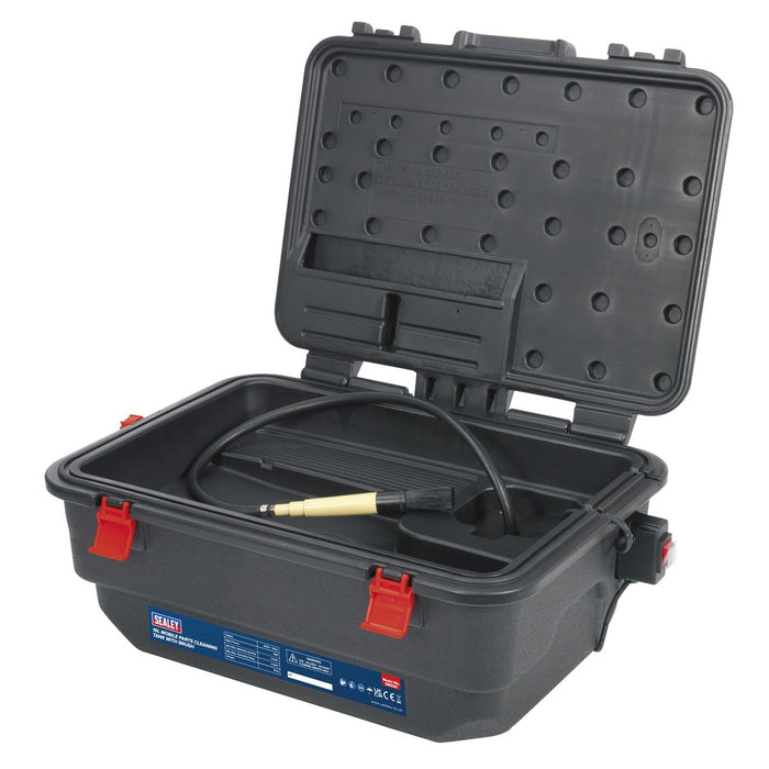 Sealey Mobile Parts Cleaning Tank with Brush SM222 Sealey - Dynamic Drive