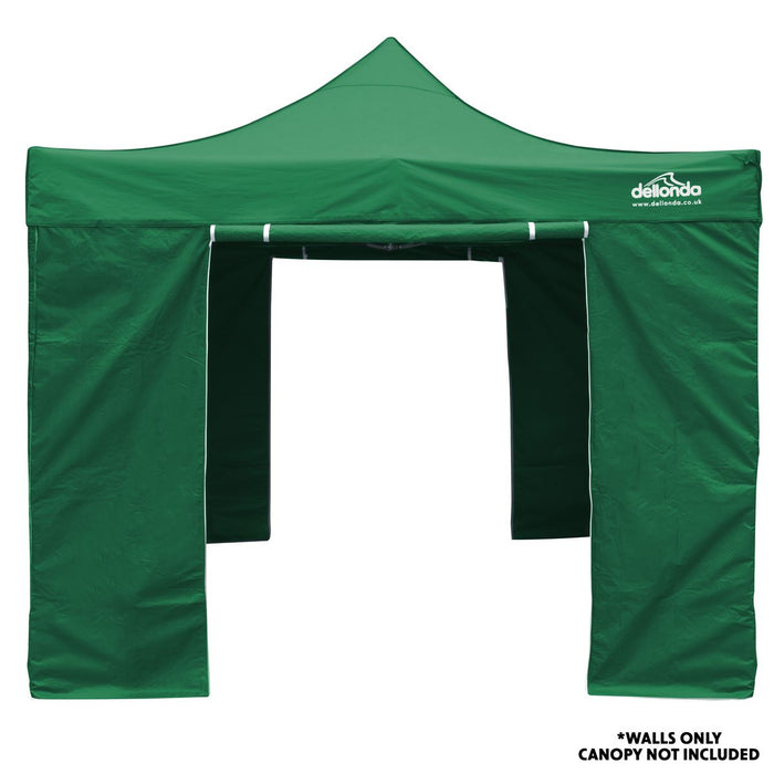 Dellonda Premium Fabric Side Panels - Dark Green Dellonda  - Dynamic Drive