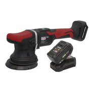 Sealey Cordless Orbital Polisher Kit 20V SV20 Series125mm CP20VOPKIT Sealey - Dynamic Drive