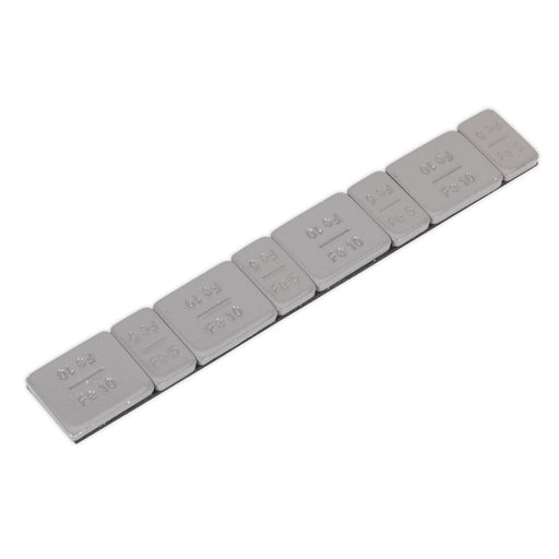 Sealey Wheel Weight 5 & 10g Adhesive Zinc Plated Plastic Coated Strip of 8 (4 x Sealey - Dynamic Drive
