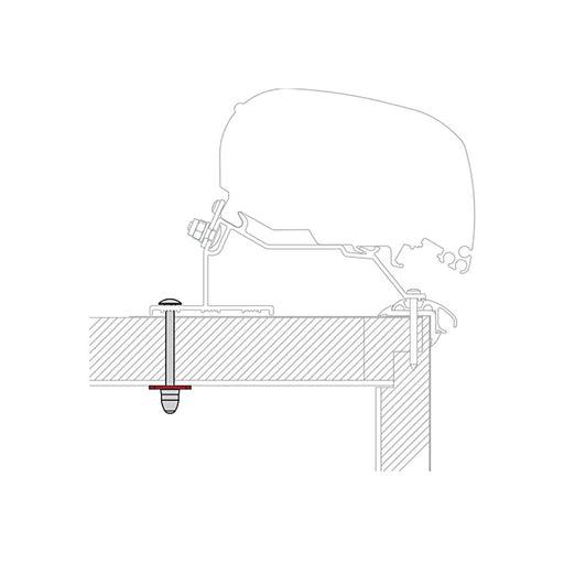 Fiamma Kit LMC For Adapter Caravan Roof Fiamma - Dynamic Drive