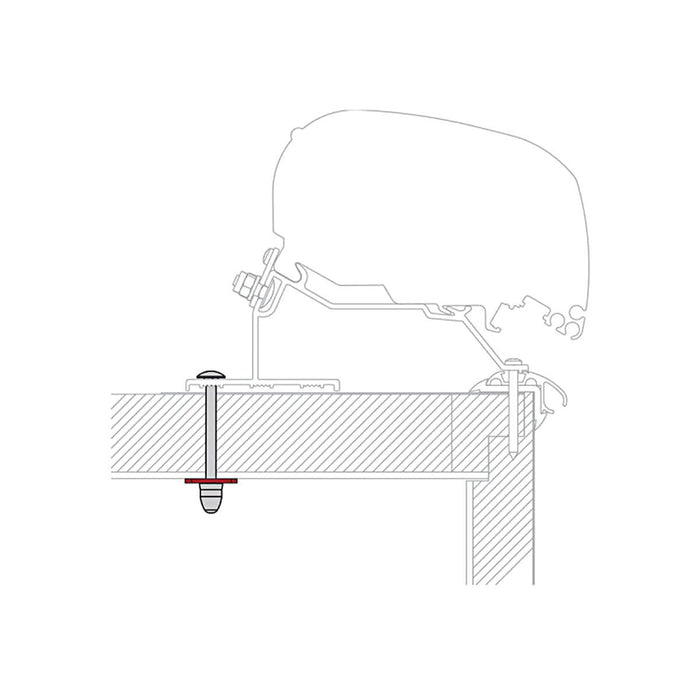 Fiamma Kit LMC For Adapter Caravan Roof Fiamma - Dynamic Drive
